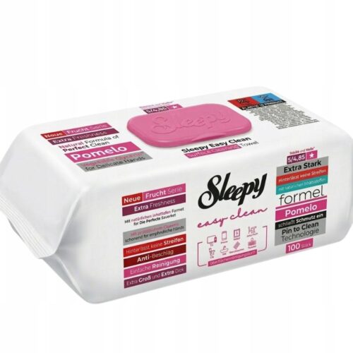 Paviršių valymo servetėlės Sleepy Pomelo, 100vnt