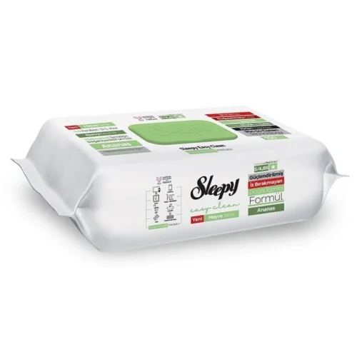 Paviršių valymo servetėlės Sleepy Pineapple, 100vnt