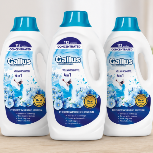 Skalbimo gelis Gallus Universal, 3x4,05l