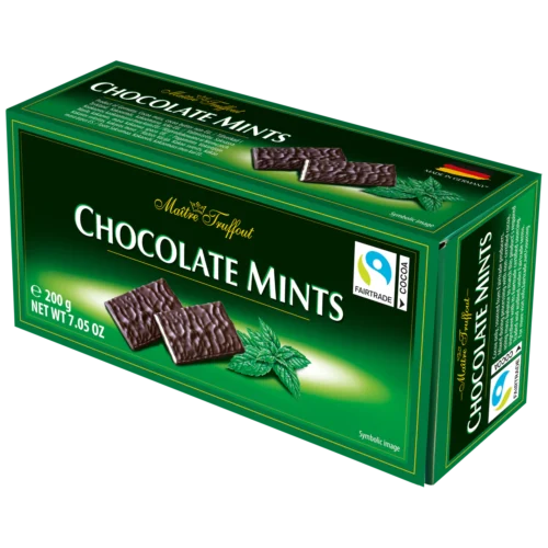 Saldainiai Maitre Truffout Chocolate Mints, 200g