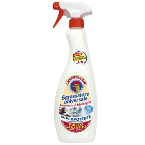 Purškiamas valiklis Chante ClairSgrassatore Universale Marsiglia– universalus nuriebalintojas su Marselio muilo aromatu, 600ml