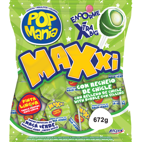 Ledinukai Pop Mania Maxxi Apple, 24vnt