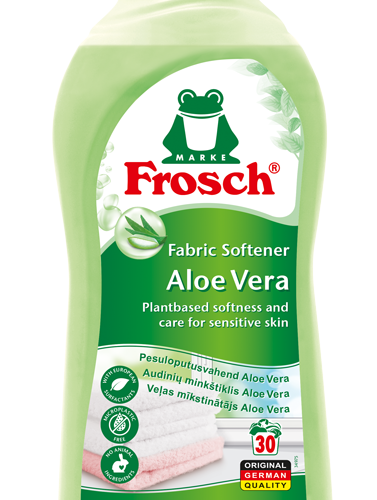 Skalbinių minkštiklis Frosch Aloe Vera, 750ml