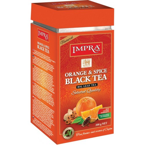 Arbata Impra Orange & Spices, 200g (skarda)