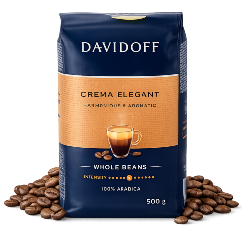 Kavos pupelės Davidoff Caffe Crema Elegant, 500g