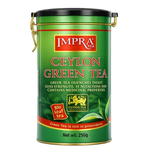Arbata Impra Green, 250g (skarda)