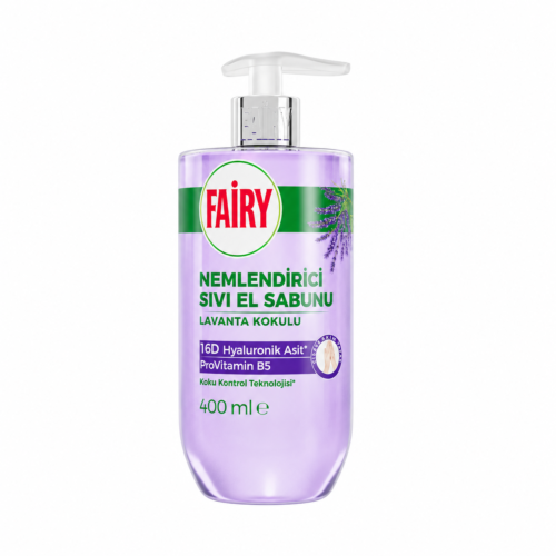 Fairy drėkinamasis skystas rankų muilas levandų kvapo 400 ml