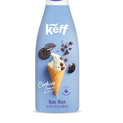 Këff Cookies Cream Body Wash dušo želė, 500ml