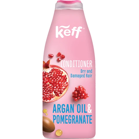 Këff Argan Oil & Pomegranate kondicionierius sausiems ir pažeistiems plaukams 500 ml