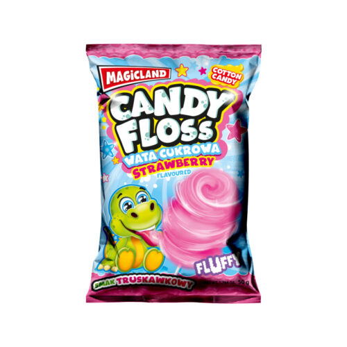 Magicland Candy Floss Strawberry cukraus vata 50 g