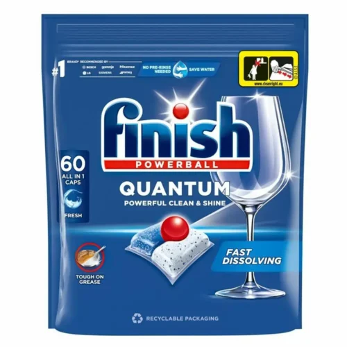 Finish Quantum All in 1 Fresh indaplovių kapsulės 60 vnt.