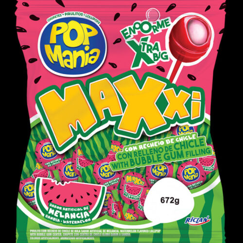 Ledinukai Pop Mania Maxxi Watermellon, 24vnt