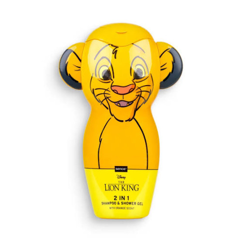 DISNEY Lion King Simba 2in1 dušo želė ir šampūnas vaikams 300 ml