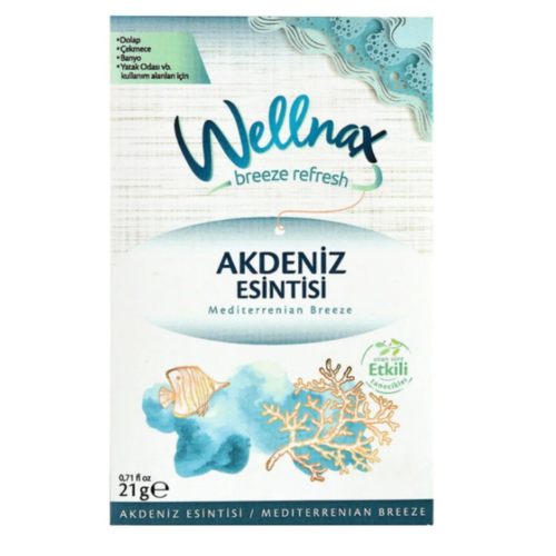 Wellmax Breeze Refresh Akdeniz Esintisi pakabinamas oro gaiviklis, 21 g