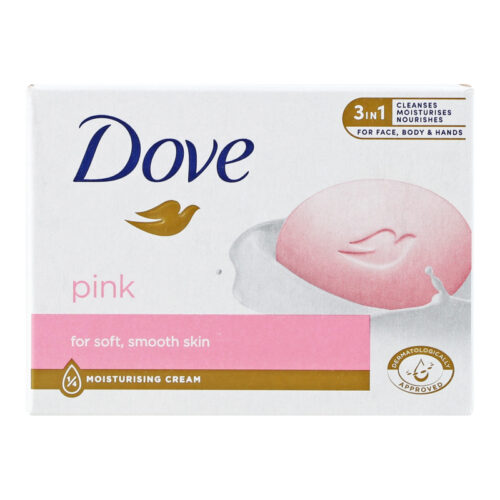 Dove Pink – kreminis muilas švelniai ir glotniai odai, 90 g