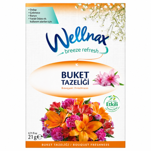 Wellnax Breeze Refresh Buket Tazeligi pakabinamas oro gaiviklis, 21 g