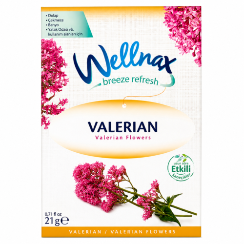 Wellnax Breeze Refresh Valerian Flowers pakabinamas oro gaiviklis, 21 g