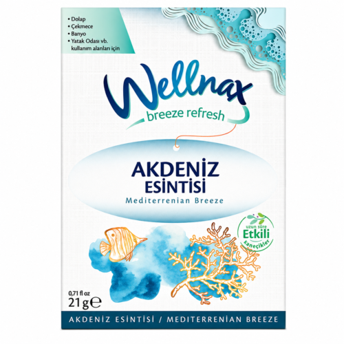Wellnax Breeze Refresh Akdeniz Esintisi pakabinamas oro gaiviklis, 21 g