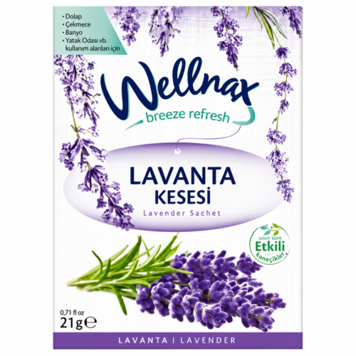 Wellnax Breeze Refresh Lavanta Kesesi pakabinamas oro gaiviklis, 21 g