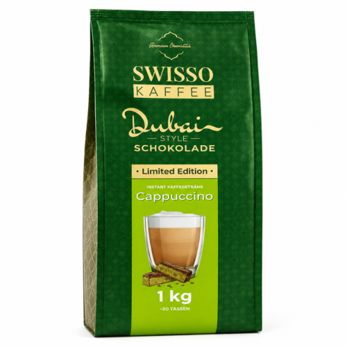 Swisso Kaffee Dubai Style Schokolade Cappuccino, 1 kg