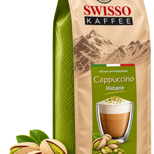 Swisso Kaffee Cappuccino Pistazie, 1 kg