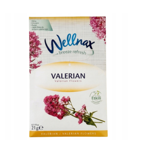 Wellmax Breeze Refresh Valerian Flowers pakabinamas oro gaiviklis, 21 g