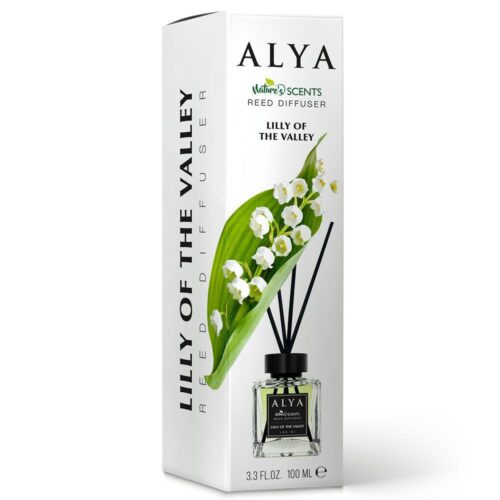 ALYA Nature's Scents Lily of the Valley namų kvapas su lazdelėmis 100 ml
