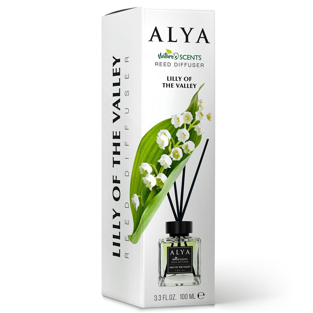 ALYA Nature’s Scents Lily of the Valley namų kvapas su lazdelėmis 100 ml