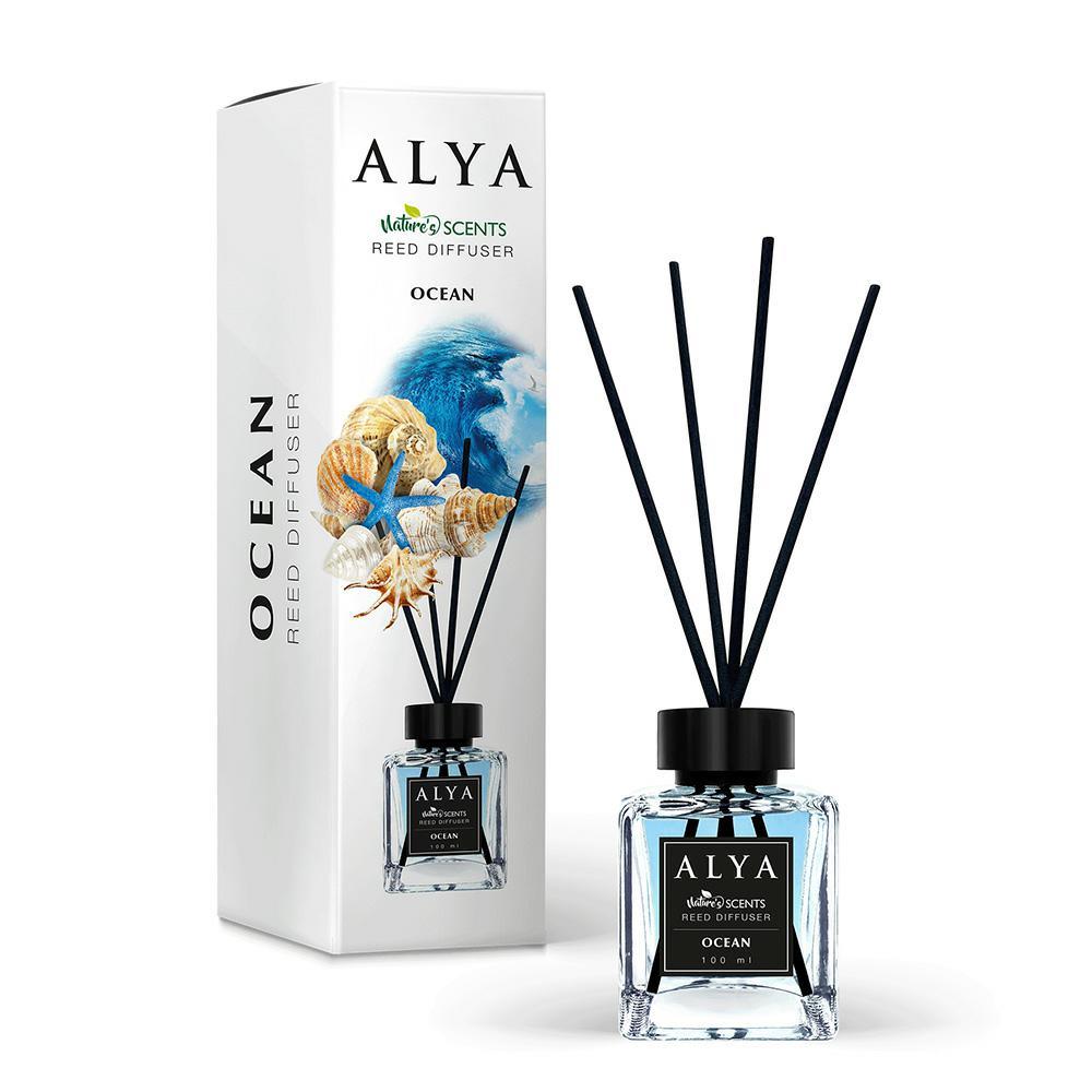 ALYA Nature’s Scents Ocean namų kvapas su lazdelėmis 100 ml
