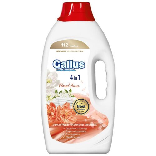 Gallus Professional 4in1 Floral Aura – koncentruotas skalbimo gelis, 4,05 l