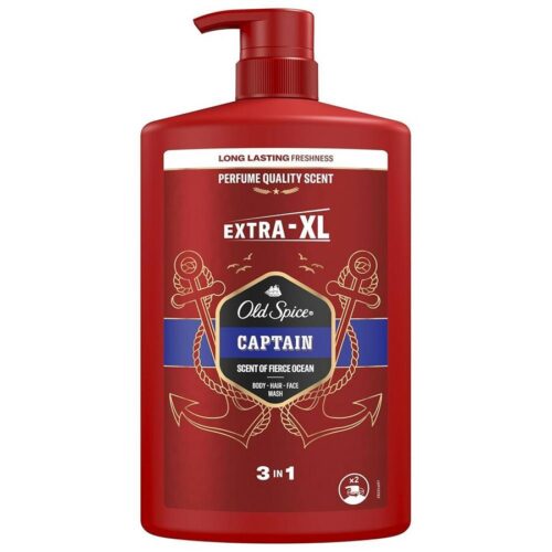 Old Spice Captain 3in1 – dušo želė vyrams, 1 l