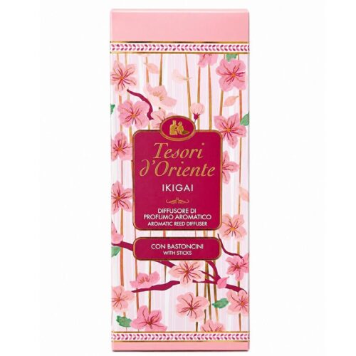 Tesori d’Oriente Ikigai – namų kvapas su lazdelėmis, 200 ml