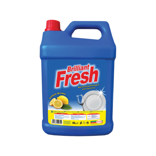 Fresh Brilliant Lemon – indų ploviklis su glicerinu, 4 l