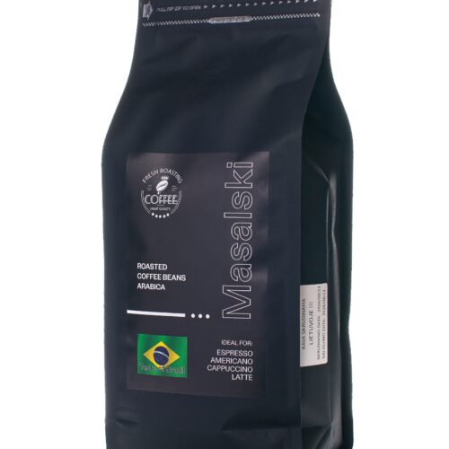Skrudintos kavos pupelės Masalski „Brazil Arabica“ 100% Arabika, 1 kg