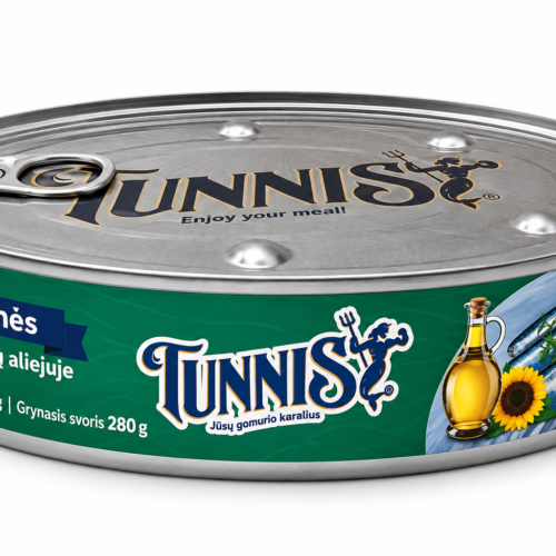 Sardinės saulėgrąžų aliejuje Tunnis, 425/280g
