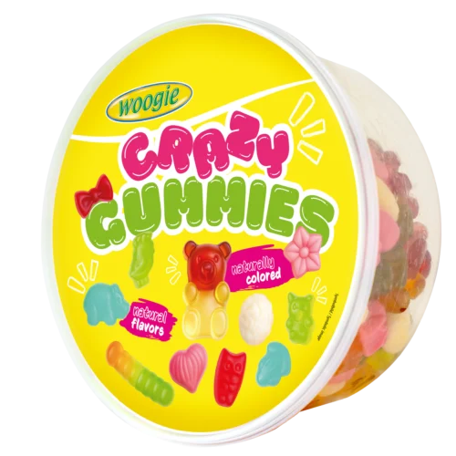 Woogie Crazy Gummies vaisiniai guminukai, 1 kg
