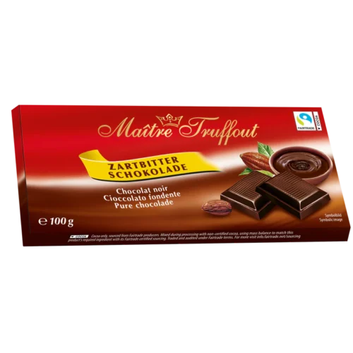 Maître Truffout juodasis šokoladas, 100 g