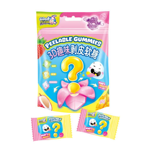 Sweet Flash Peelable Gummies Mystery, 60 g