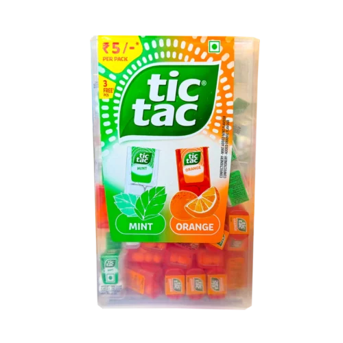Tic Tac Lilliput Mix Orange & Mint, 255 g (75 × 3,4 g)
