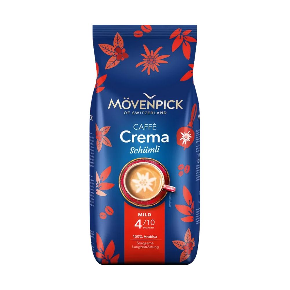 Mövenpick Caffè Crema Schümli – kavos pupelės, 1 kg akcija, kaina, pigiau, internetu