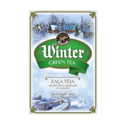 Winter Green Tea – žalioji arbata su apelsinų žievelėmis ir cinamonu, 80g kaina akcija pigiau
